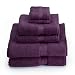 Supreme Egyptian Cotton 6-Piece Towel Set, Plum