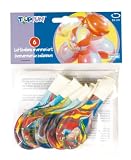 6 Luftballons marmoriert Style 14740
