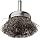 Weiler Stem-Mounted Wire Cup Brush, Round Shank, Stainless Steel 302, Crimped Wire, 1-3/4" Diameter, 0.0118" Wire Diameter, 1/4" Shank, 3/4" Bristle Length, 13000 rpm (Pack of 1)