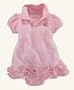 Ralph Lauren Baby Dress, Baby Girls Polo Dress Bath Pink 12 months