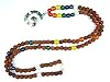 Inner Strength Yoga Necklace Seven Chakra Rudraksha Prayer Beads Prayer Malas Meditation Gift