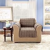 Sure Fit Deluxe Chair Pet Throw, Sable