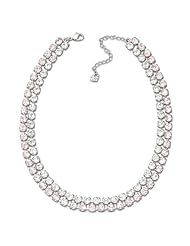 Swarovski Crystal Hot All-Around Vintage Rose Necklace