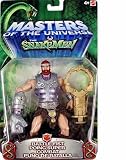 Eigenschaften Mattel B4078 / Fisto von Masters of the Universe Verteidiger Eternias Actionfigur mit individueller Kampf-Action, Waffen und beweglichen Teilen.