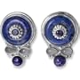 Sterling Silver Lapis & Moonstone Earrings by Sajen
