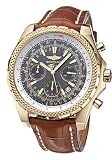 Breitling K2536212-C619-754P Bentley Blue Dial Leather Crocodile Men's Automatic Chronograph, Tachymeter Watch
