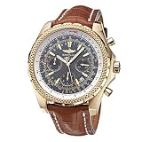 Breitling K2536212-C619-754P Bentley Blue Dial Leather Crocodile Mens Automatic Chronograph,... by Breitling