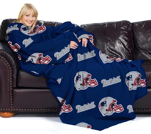 New England Patriots NFL (Adult) Fleece Comfy Throw