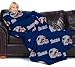 New England Patriots Adult Comfy Throw Blanket with Sleeves