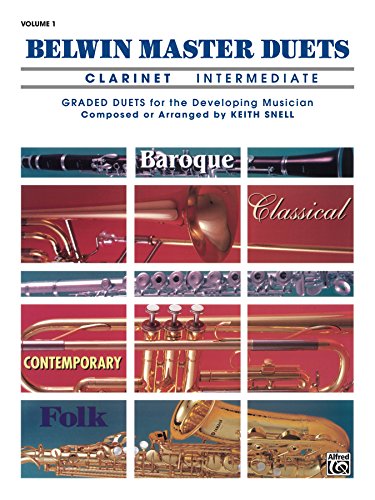 Belwin Master Duets - Clarinet, Intermediate, Volume 1