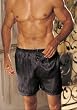 Men's Striped Charmeuse Boxer