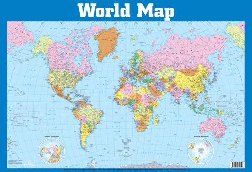 Childrens Toyshop  Books : World Map Wall Chart (Wall Charts)