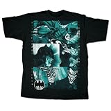 BTM172 Batman Clash Men's Black T-shirt L