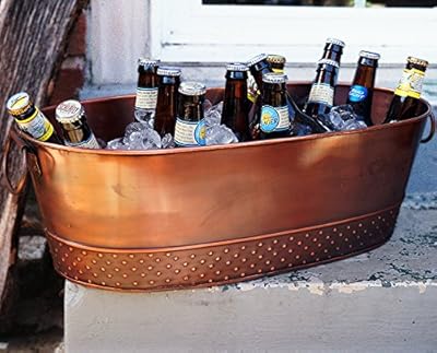 BREKX Colt Copper Finish Beverage Tub, Medium, Bronze