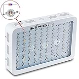 King Plus 1000W チップ LED の成長ライト ダブル 完全なスペクトル と 温室・観葉植物 成長と開花 （10w leds） (1000W)