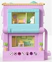 Pixel Chix 2 Story House - Pink with Blue Window