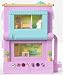 Pixel Chix 2 Story House - Pink with Blue Window