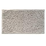 Fuzi Stone Microfiber Bath Rug By Interdesign