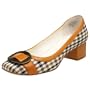 AK Anne Klein Women's Tricky2 Dress Pump Chunky Heel,Light Natural,9.5 M US