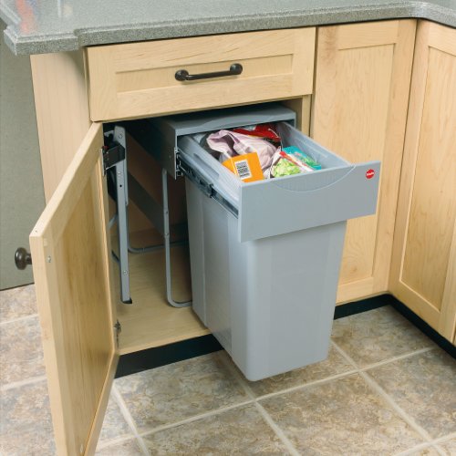 Hafele Pull Out Trash Can With Telescoping Slides