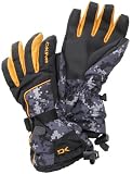 DAKINE Kinder Handschuh Ski Snowboard Yukon Jr Glove, Groesse K/S, schwarz/schwarz camo (black/black camofla) (bk/bca)