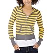 Mossimo Supply Co. Juniors Raglan Sleeve Hoodie - Fun Sun Yellow/Tool Grey