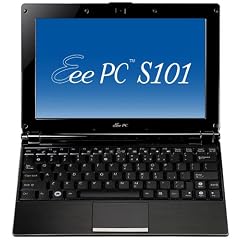 Asus Eee PC S101 schwarz 25,4 cm (10 Zoll) WSVGA Netbook (Intel Atom N270 1,6GHz, 1GB RAM, 32GB HDD, Intel GMA952, XP Home)