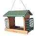 Woodlink NAGOGREEN2 Audubon Going Green Recycled Plastic Ranch Bird Feeder with Suet Holder