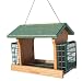 Outdoor Living : Woodlink NAGOGREEN2 Audubon Going Green Recycled Plastic Ranch Bird Feeder with Suet Holder