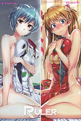 Drunk love Anime Dakimakura Pillow Case Eva Ayanami Rei Soryu Asuka Langley