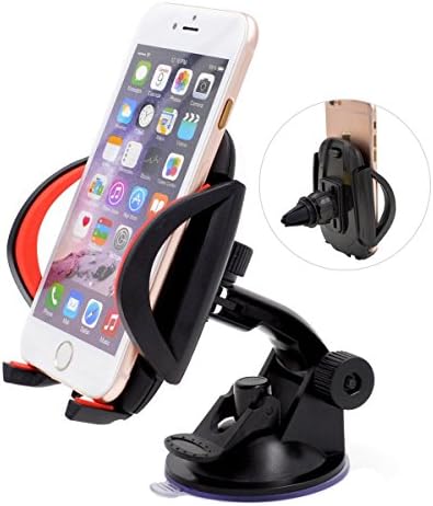 Binfrog 3 in 1 Multifunction Car Mount Holder Cradle for 3-6 Inch Cell Phone and GPS Navigation Universal (C2X2AR)