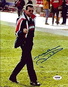Mike Ditka Autographed Photograph - 8x10 Giving The Finger Id #68874 - PSA/DNA Certified - Autographed NFL Photos
