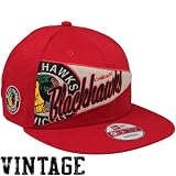 NHL New Era Chicago Blackhawks OL Pennant Snapback Adjustable Hat - Red