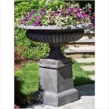 Alfresco Home 39-0165 Windsor Urn in Age Stone