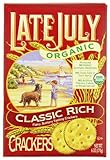 Late July Organic Classic Rich Crackers, 6-Ounce Boxes (Pack of 12)
