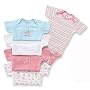 Gerber Variety Onesies, 5 Pack, Girl, 3-6 Months