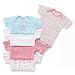 Gerber Variety Onesies, 5 Pack, Girl, 3-6 Months