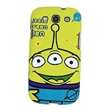 SilverCon - Green Disney 3 Eyes Story Alien Double Face Plastic Case Cover for Samsung Galaxy Siii S3 I9300 with FREE SilverCon Universal Cable Tie