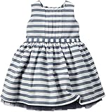 Carter's Striped Dress 120g046, Navy, New Born