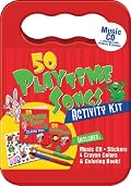50 PLAYTIME SONGS ACTIVITY KIT (Packaged in Caring Case with Stickers, Crayons and Coloring Book)