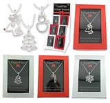 Crystal Cheer Christmas Holiday Necklace