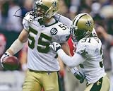 New Orleans Saints/Browns SCOTT FUJITA Signed Autographed 8x10 Photo COA