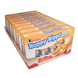 Kinder Happy Hippo Biscuits Milk and Hazelnut 50 Pieces