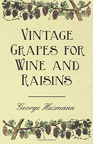 Vintage Grapes for Wine and Raisins