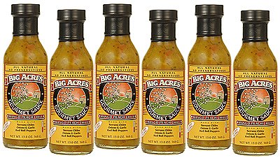 Big Acres Mango Peach Chile Sauce , Case of 6 Bottles by Appetizers