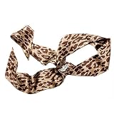 L. Erickson USA Elastic Loop Headband 100% Silk Charmeuse - Jaguar