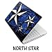 Netbook Skins Fits Acer, Asus, MSI, HP, Samsung - North Star Blue