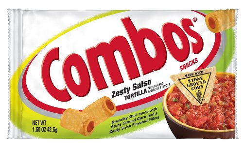 Combos Zesty Salsa Tortilla, 18-Count Single-Serve (Pack of 2)
