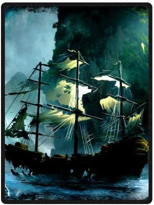 Stylish Pirate ship Cheap Blanket 58" x 80"(Large)