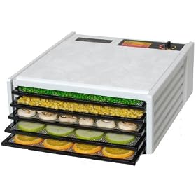 Excalibur 2500 5 Tray Food Dehydrator, Jerky Maker - White by Jerky Makers